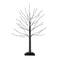 2ft. Pre-Lit Artificial Halloween Black Twig Tree with 210 Warm White Fairy Copper Wire LED Lights